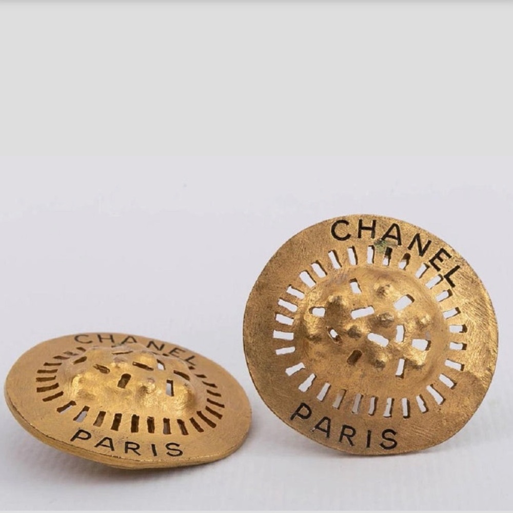 Chanel Gold Earrings - Picture 4 of 6